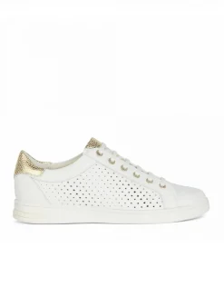 Christine Laure Baskets*Baskets cuir ajouré blanc GEOX