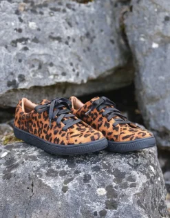 Christine Laure Accessoires*Baskets motif léopard