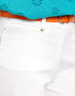 Christine Laure Shorts & Bermudas|Pantalons*Bermuda coton blanc