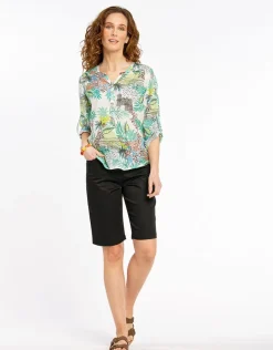 Christine Laure Shorts & Bermudas*Bermuda noir stretch