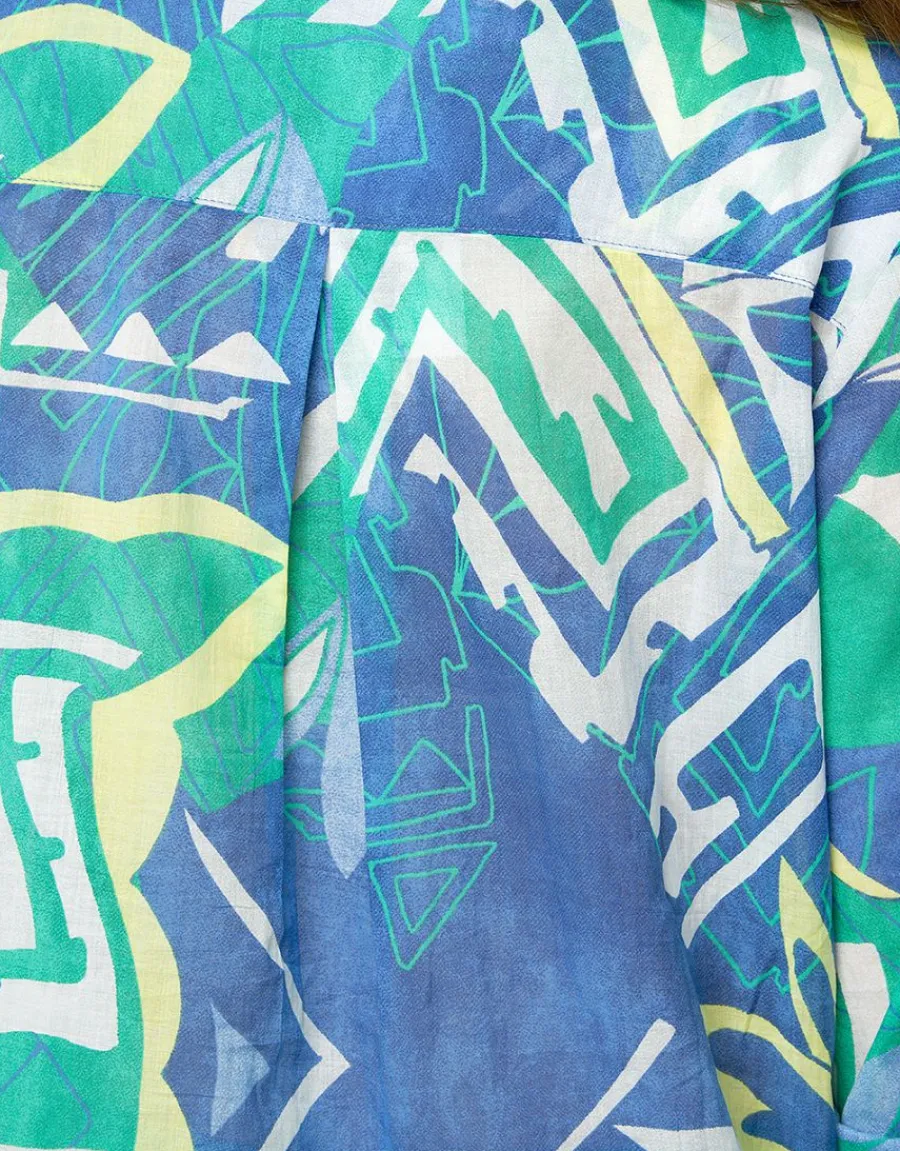 Christine Laure Chemisiers & Blouses|Hauts*Blouse 100% coton bleu