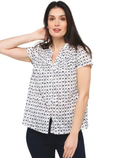 Christine Laure Chemisiers & Blouses|Hauts*Blouse 100% coton écru