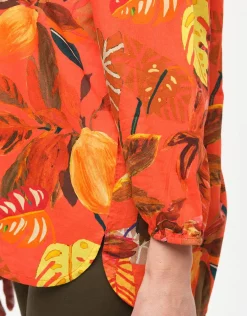 Christine Laure Chemisiers & Blouses|Hauts*Blouse 100% coton orange