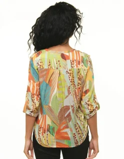 Christine Laure Chemisiers & Blouses|Hauts*Blouse 100% coton vert