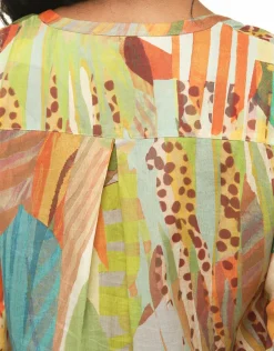 Christine Laure Chemisiers & Blouses|Hauts*Blouse 100% coton vert