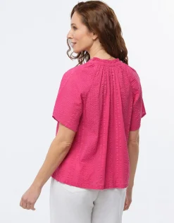 Christine Laure Chemisiers & Blouses|Hauts*Blouse ample coton rose