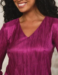 Christine Laure Chemisiers & Blouses|Hauts*Blouse bijoux violet