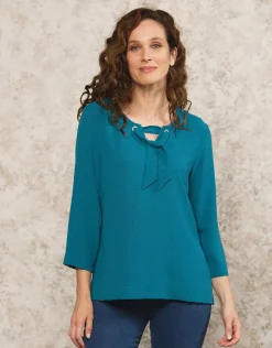 Christine Laure Chemisiers & Blouses|Hauts*Blouse bleu chic