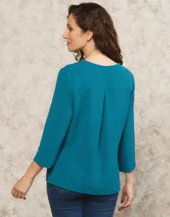 Christine Laure Chemisiers & Blouses|Hauts*Blouse bleu chic