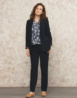 Christine Laure Chemisiers & Blouses|Hauts*Blouse bleu fleuri