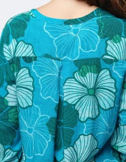 Christine Laure Chemisiers & Blouses|Hauts*Blouse bleu motif