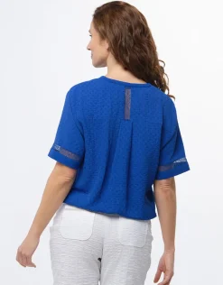 Christine Laure Chemisiers & Blouses|Hauts*Blouse bleu roi