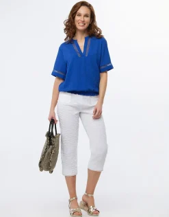 Christine Laure Chemisiers & Blouses|Hauts*Blouse bleu roi