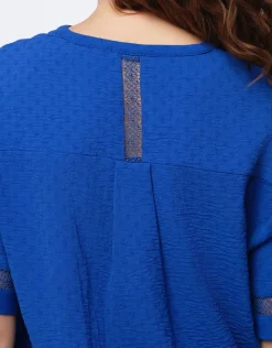 Christine Laure Chemisiers & Blouses|Hauts*Blouse bleu roi