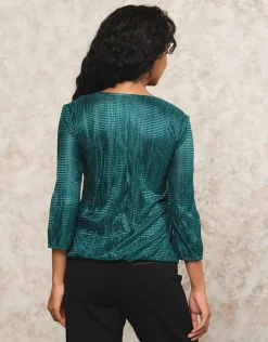 Christine Laure Chemisiers & Blouses|Hauts*Blouse blousante satinée