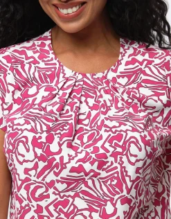 Christine Laure Chemisiers & Blouses|Hauts*Blouse chic imprimé rose