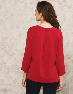 Christine Laure Chemisiers & Blouses|Hauts*Blouse chic rouge