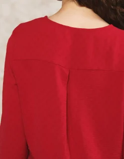 Christine Laure Chemisiers & Blouses|Hauts*Blouse chic rouge