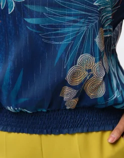 Christine Laure Chemisiers & Blouses|Hauts*Blouse chic voile bleu