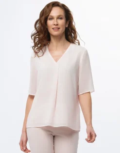 Christine Laure Chemisiers & Blouses|Hauts*Blouse chic voile rose