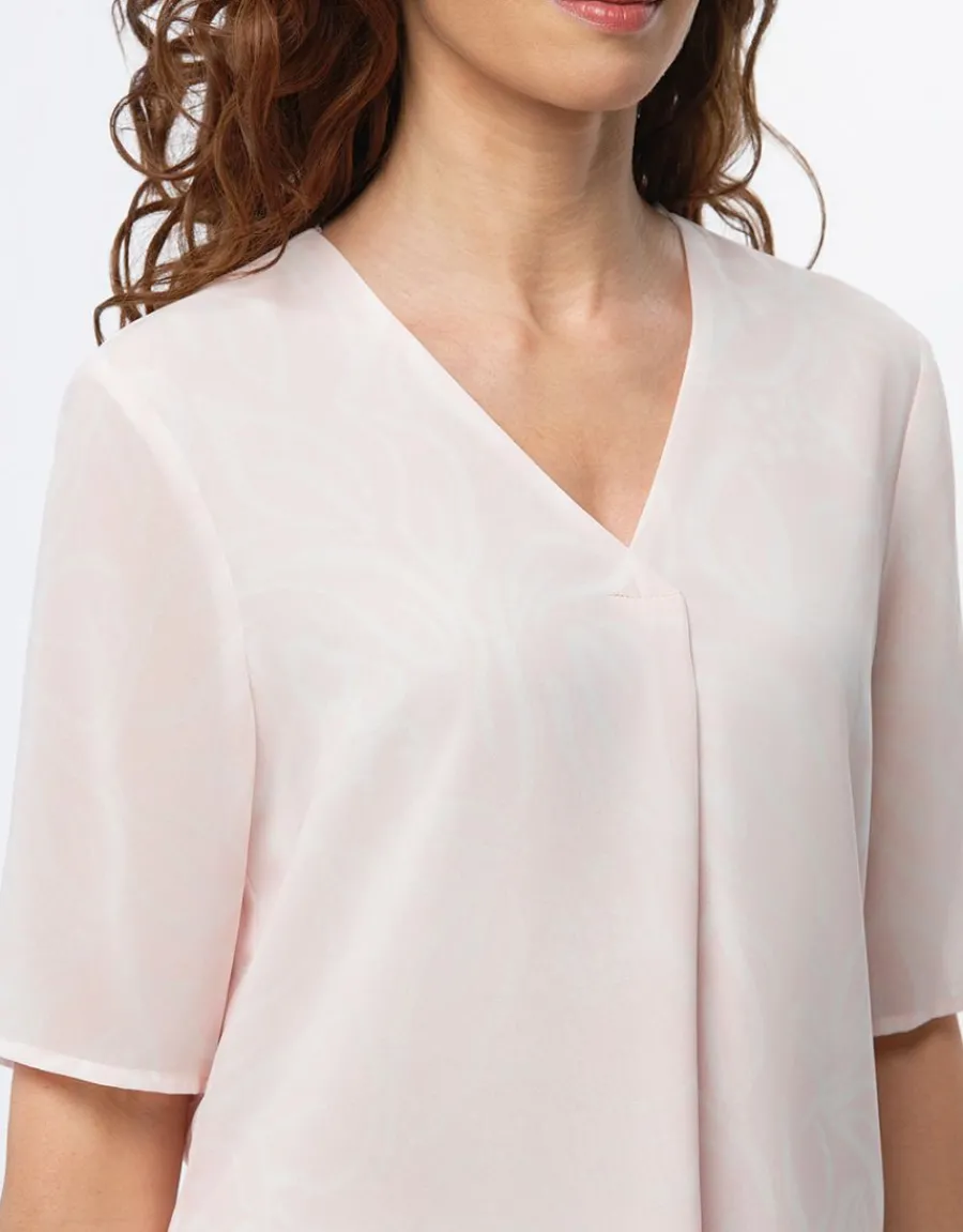 Christine Laure Chemisiers & Blouses|Hauts*Blouse chic voile rose