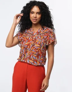 Christine Laure Chemisiers & Blouses|Hauts*Blouse chic voile rouge