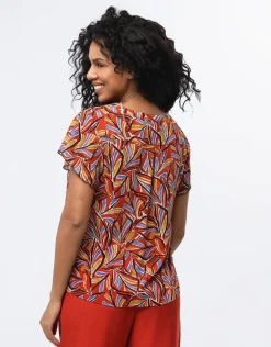 Christine Laure Chemisiers & Blouses|Hauts*Blouse chic voile rouge