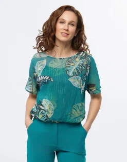 Christine Laure Chemisiers & Blouses|Hauts*Blouse chic voile vert