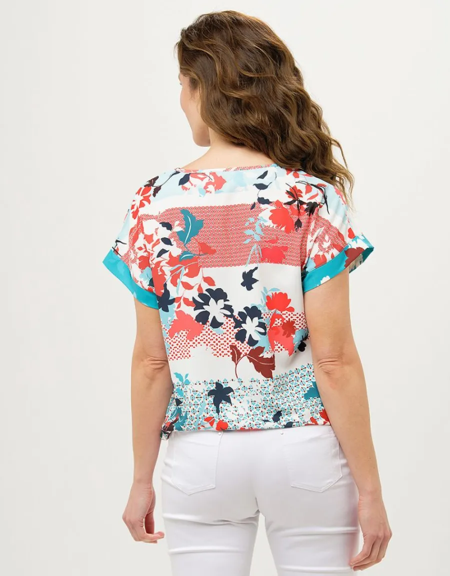 Christine Laure Chemisiers & Blouses|Hauts*Blouse col V fleurie