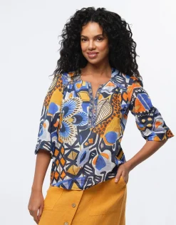 Christine Laure Chemisiers & Blouses|Hauts*Blouse coton imprimé