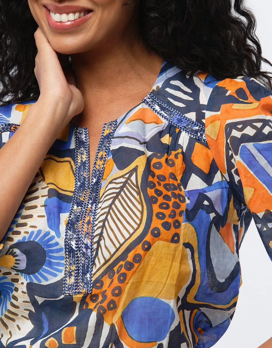 Christine Laure Chemisiers & Blouses|Hauts*Blouse coton imprimé