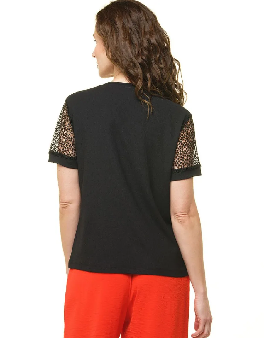 Christine Laure Chemisiers & Blouses|Hauts*Blouse creponnée noir