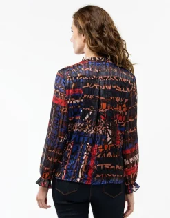 Christine Laure Chemisiers & Blouses|Hauts*Blouse en voile imprimée