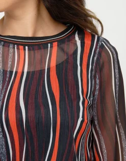 Christine Laure Chemisiers & Blouses|Hauts*Blouse fluide rayée noire