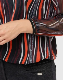 Christine Laure Chemisiers & Blouses|Hauts*Blouse fluide rayée noire