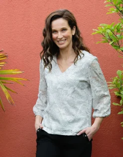 Christine Laure Chemisiers & Blouses|Hauts*Blouse gris argenté