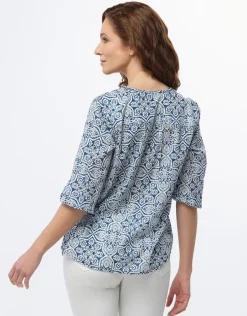 Christine Laure Chemisiers & Blouses|Hauts*Blouse imprimé aztèque