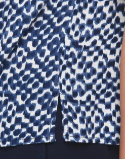 Christine Laure Chemisiers & Blouses|Hauts*Blouse imprimé bleu