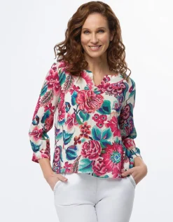 Christine Laure Chemisiers & Blouses|Hauts*Blouse imprimé rose