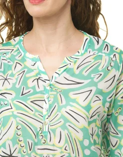 Christine Laure Chemisiers & Blouses|Hauts*Blouse imprimé vert clair