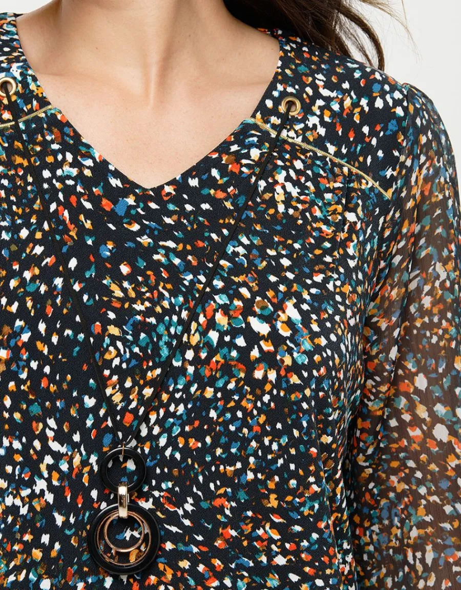 Christine Laure Chemisiers & Blouses|Hauts*Blouse imprimée bijou