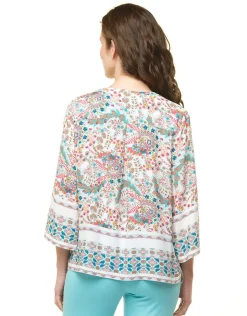 Christine Laure Chemisiers & Blouses|Hauts*Blouse imprimée blanc