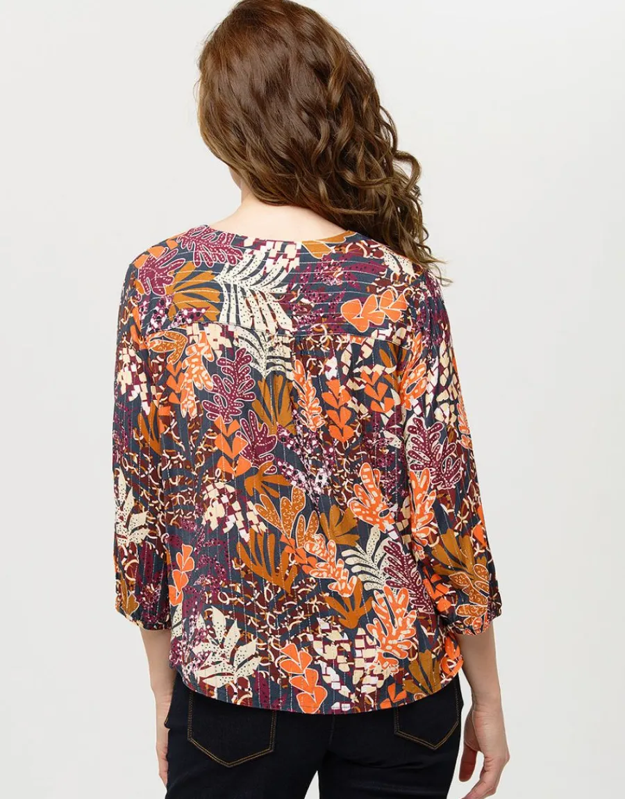 Christine Laure Chemisiers & Blouses|Hauts*Blouse imprimée orange