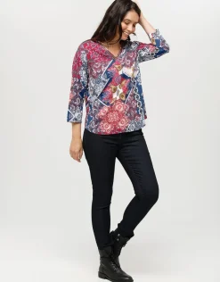 Christine Laure Chemisiers & Blouses|Hauts*Blouse imprimée rouge