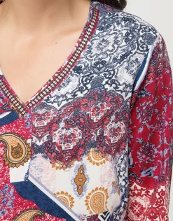 Christine Laure Chemisiers & Blouses|Hauts*Blouse imprimée rouge