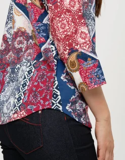 Christine Laure Chemisiers & Blouses|Hauts*Blouse imprimée rouge