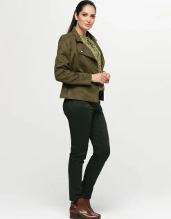 Christine Laure Chemisiers & Blouses|Hauts*Blouse kaki imprimé