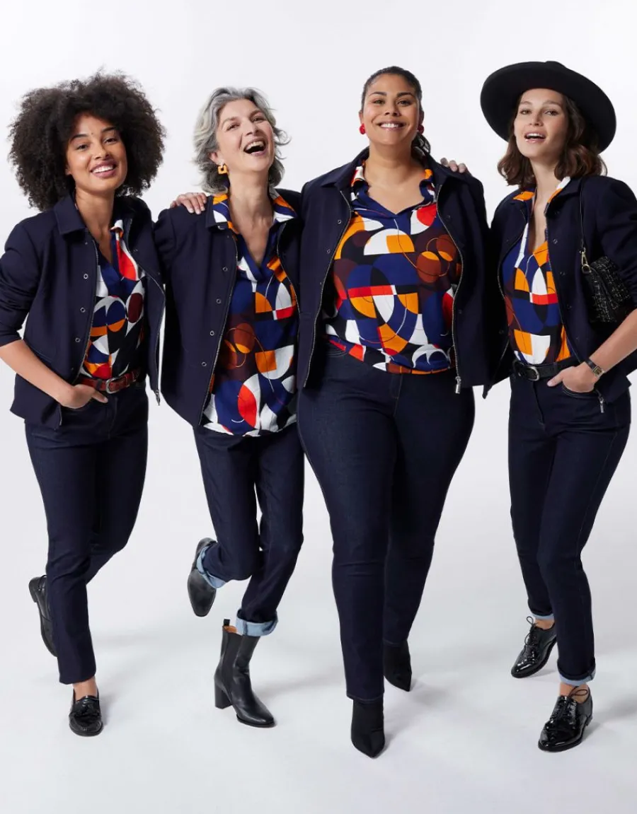 Christine Laure Chemisiers & Blouses|Hauts*Blouse motif bleu