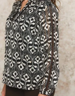 Christine Laure Chemisiers & Blouses|Hauts*Blouse motif noir