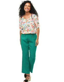 Christine Laure Chemisiers & Blouses|Hauts*Blouse orange fleurs